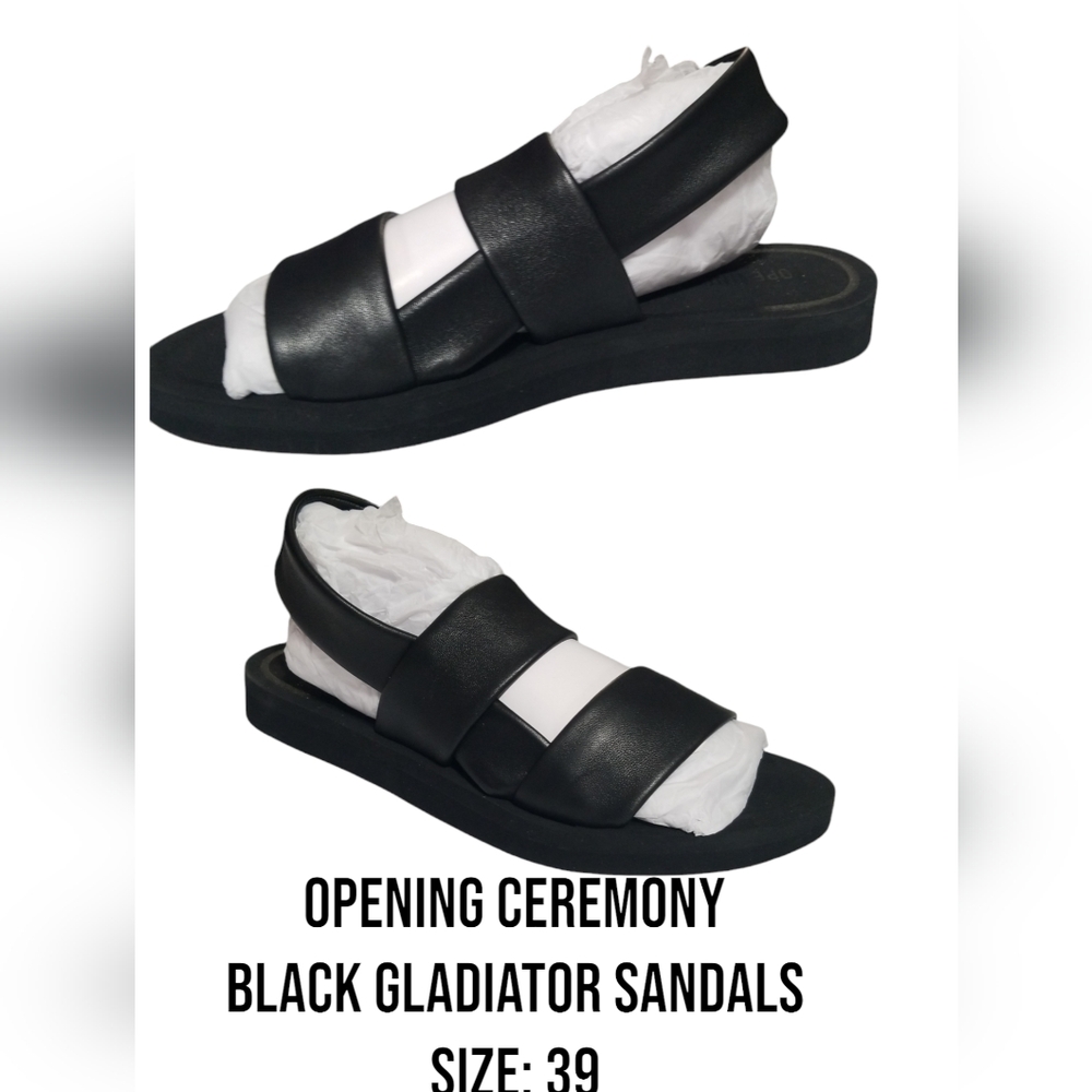 Opening Ceremony Black Sandals